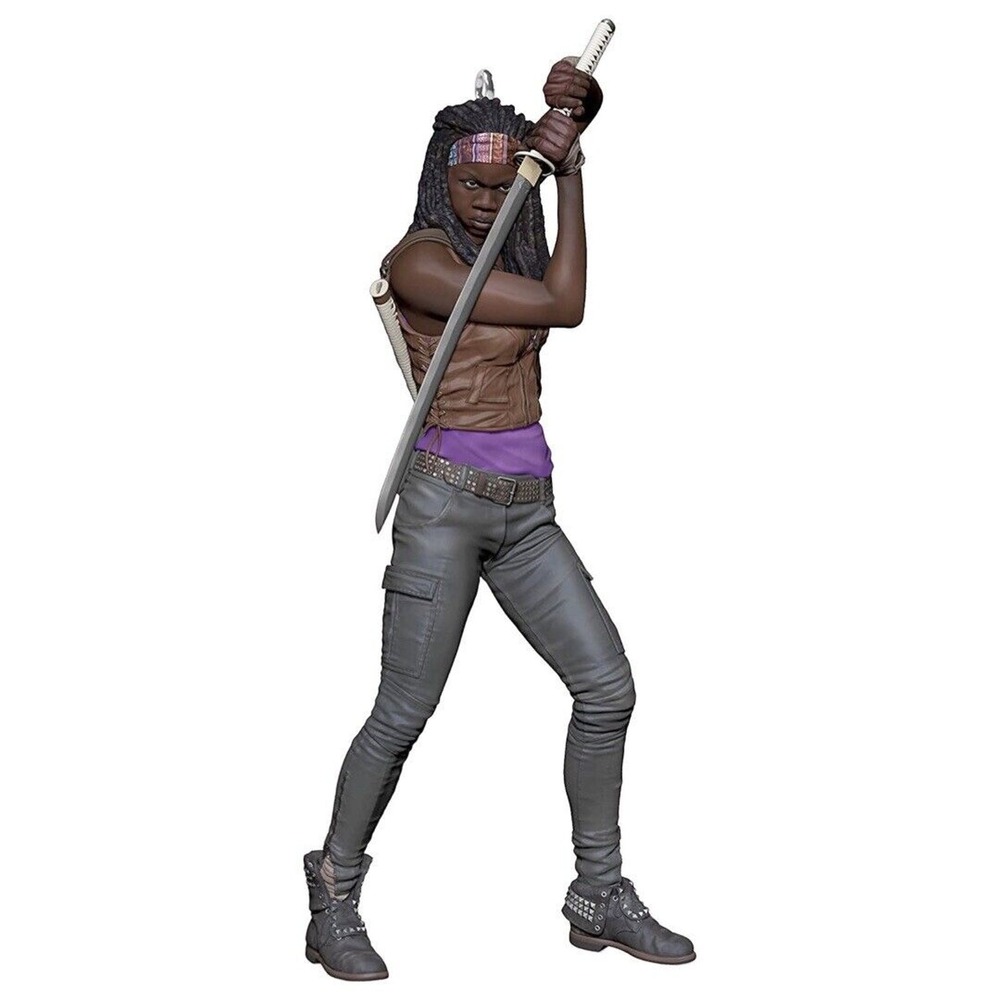 Hallmark 2017 Michonne Ornament The Walking Dead Artist Crafted Mint Condition
